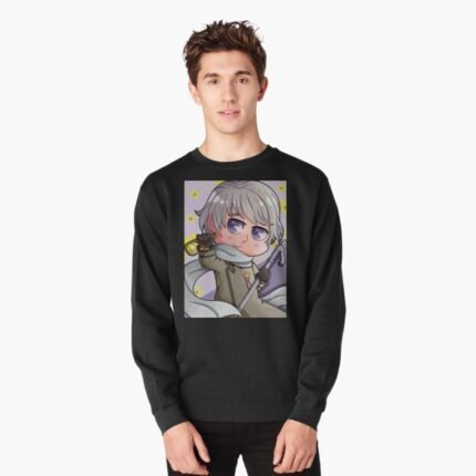 ANIME Boys Sweatshirt – Unisex Casual Concert Pullover for Men & Women with Letter Print