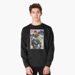 ANIME Boys Sweatshirt – Unisex Casual Concert Pullover for Men & Women with Letter Print