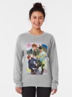 ANIME Boys Sweatshirt – Unisex Casual Concert Pullover for Men & Women with Letter Print