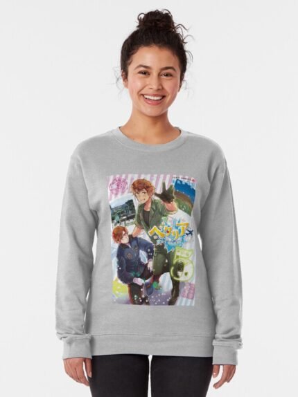 ANIME Boys Sweatshirt – Unisex Casual Concert Pullover for Men & Women with Letter Print