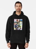 ANIME Boys hoodie – Unisex Casual Concert Pullover for Men & Women with Letter Print