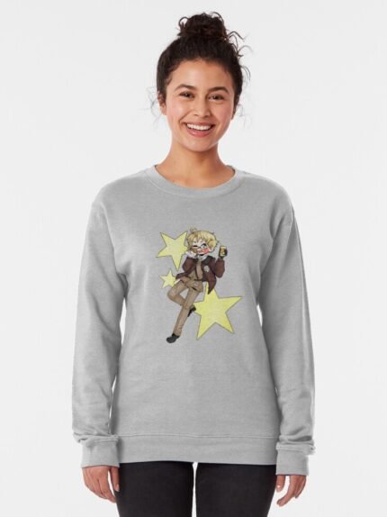 ANIME Boys Sweatshirt – Unisex Casual Concert Pullover for Men & Women with Letter Print