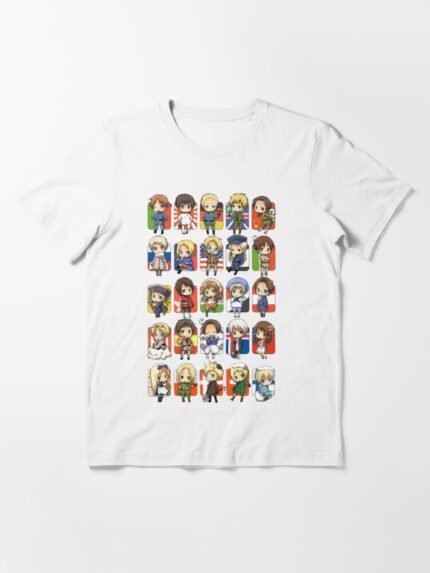 ANIME Boys tshirts – Unisex Casual Concert Pullover for Men & Women with Letter Print