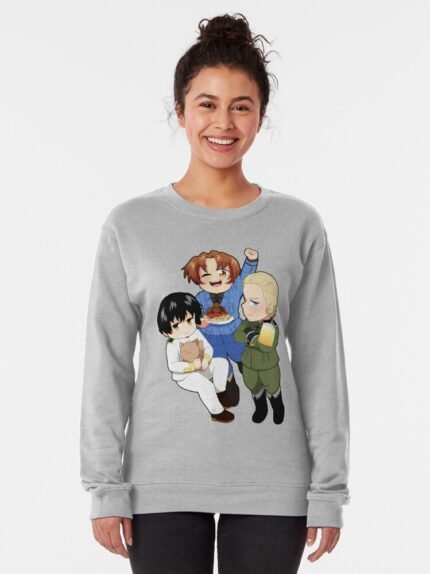 ANIME Boys Sweatshirt – Unisex Casual Concert Pullover for Men & Women with Letter Print