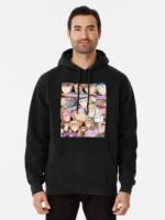 ANIME Boys hoodie – Unisex Casual Concert Pullover for Men & Women with Letter Print