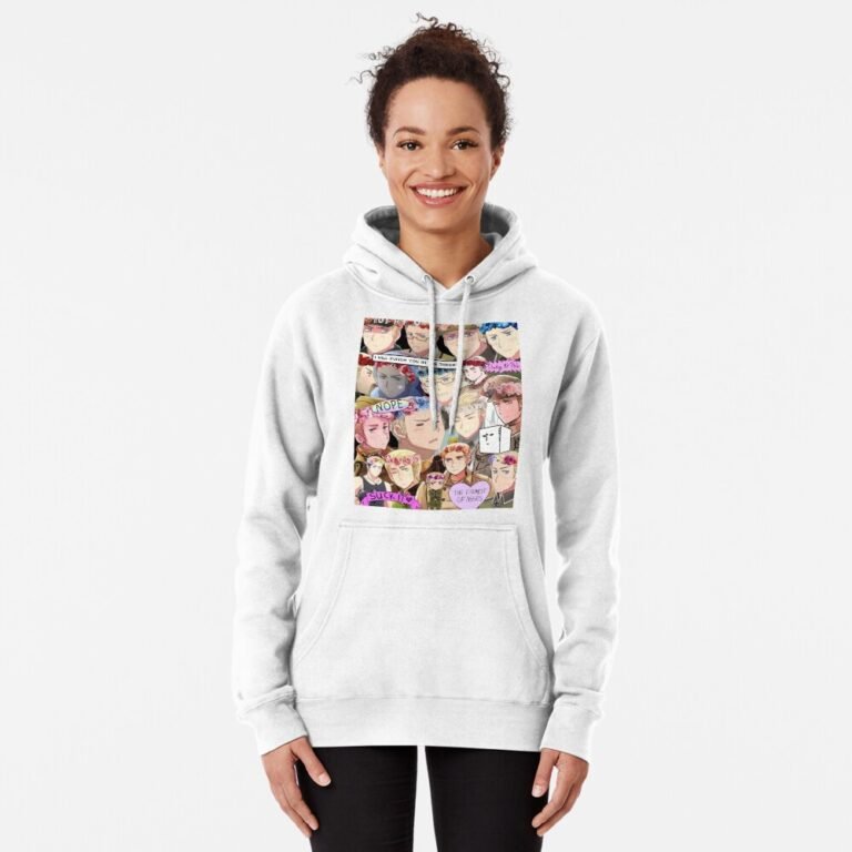 ANIME Boys hoodie – Unisex Casual Concert Pullover for Men & Women with Letter Print