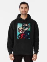 ANIME Boys hoodie – Unisex Casual Concert Pullover for Men & Women with Letter Print