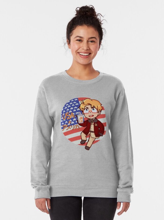 ANIME Boys Sweatshirt – Unisex Casual Concert Pullover for Men & Women with Letter Print