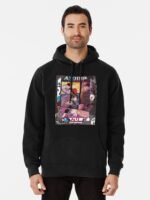 ANIME Boys hoodie – Unisex Casual Concert Pullover for Men & Women with Letter Print