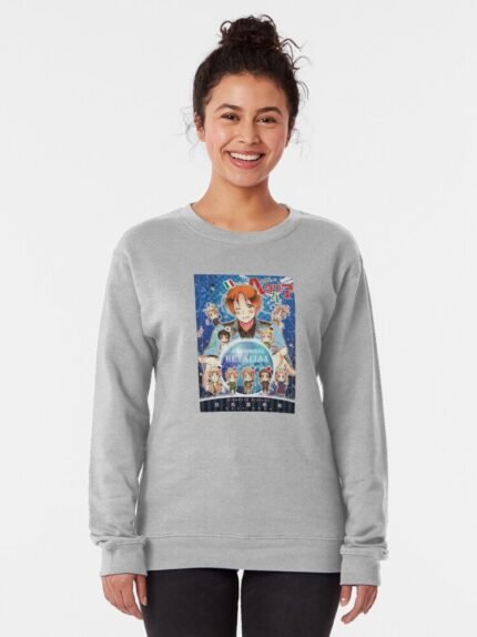 ANIME Boys Sweatshirt – Unisex Casual Concert Pullover for Men & Women with Letter Print