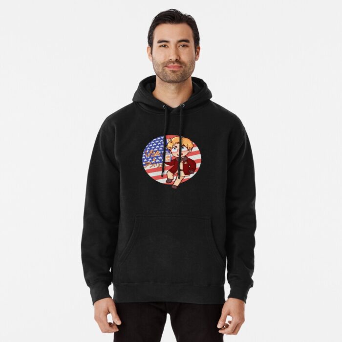 ANIME Boys hoodie – Unisex Casual Concert Pullover for Men & Women with Letter Print