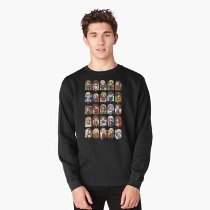 ANIME Boys Sweatshirt – Unisex Casual Concert Pullover for Men & Women with Letter Print