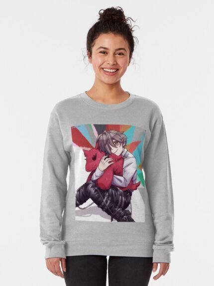ANIME Boys Sweatshirt – Unisex Casual Concert Pullover for Men & Women with Letter Print