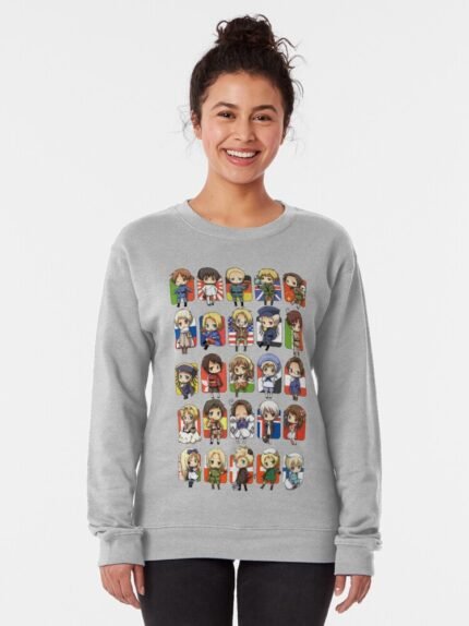 ANIME Boys Sweatshirt – Unisex Casual Concert Pullover for Men & Women with Letter Print