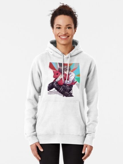 ANIME Boys hoodie – Unisex Casual Concert Pullover for Men & Women with Letter Print