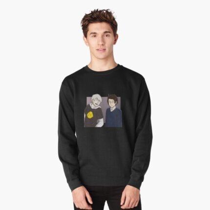 ANIME Boys Sweatshirt – Unisex Casual Concert Pullover for Men & Women with Letter Print