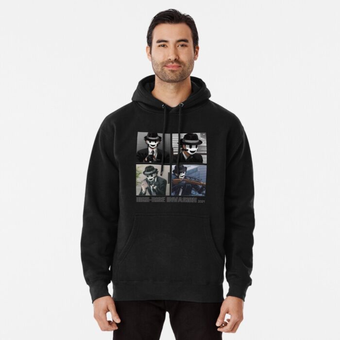 ANIME Boys hoodie – Unisex Casual Concert Pullover for Men & Women with Letter Print