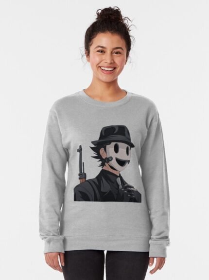 ANIME Boys Sweatshirt – Unisex Casual Concert Pullover for Men & Women with Letter Print