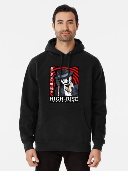 ANIME Boys hoodie – Unisex Casual Concert Pullover for Men & Women with Letter Print