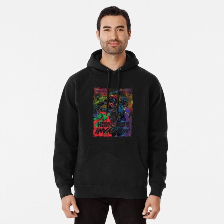 ANIME Boys hoodie – Unisex Casual Concert Pullover for Men & Women with Letter Print