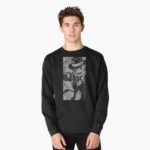 ANIME Boys Sweatshirt – Unisex Casual Concert Pullover for Men & Women with Letter Print