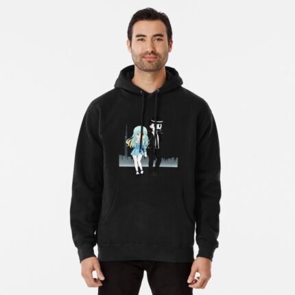 ANIME Boys hoodie – Unisex Casual Concert Pullover for Men & Women with Letter Print