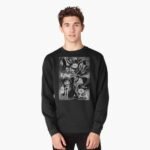 ANIME Boys Sweatshirt – Unisex Casual Concert Pullover for Men & Women with Letter Print