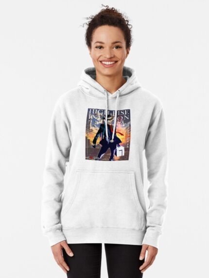ANIME Boys hoodie – Unisex Casual Concert Pullover for Men & Women with Letter Print