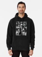 ANIME Boys hoodie – Unisex Casual Concert Pullover for Men & Women with Letter Print