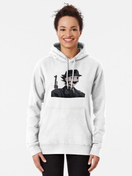 ANIME Boys hoodie – Unisex Casual Concert Pullover for Men & Women with Letter Print