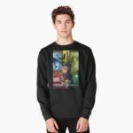 ANIME Boys Sweatshirt – Unisex Casual Concert Pullover for Men & Women with Letter Print