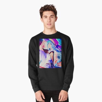 ANIME Boys Sweatshirt – Unisex Casual Concert Pullover for Men & Women with Letter Print