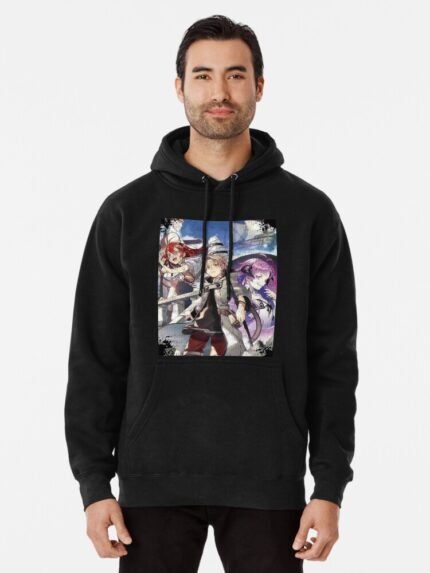 ANIME Boys hoodie – Unisex Casual Concert Pullover for Men & Women with Letter Print