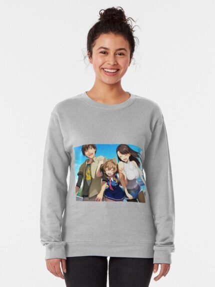 ANIME Boys Sweatshirt – Unisex Casual Concert Pullover for Men & Women with Letter Print