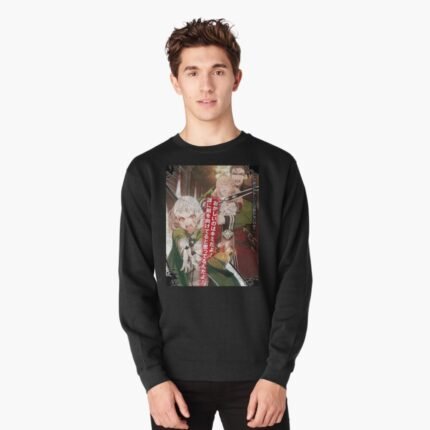 ANIME Boys Sweatshirt – Unisex Casual Concert Pullover for Men & Women with Letter Print