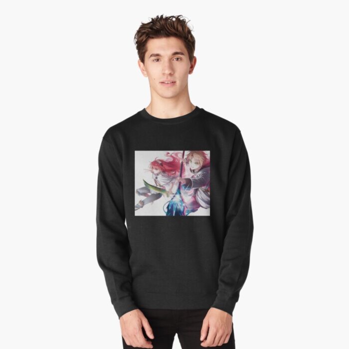 ANIME Boys Sweatshirt – Unisex Casual Concert Pullover for Men & Women with Letter Print
