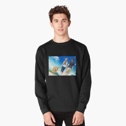 ANIME Boys Sweatshirt – Unisex Casual Concert Pullover for Men & Women with Letter Print