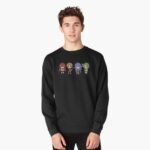 ANIME Boys Sweatshirt – Unisex Casual Concert Pullover for Men & Women with Letter Print