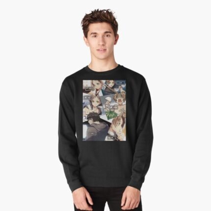 ANIME Boys Sweatshirt – Unisex Casual Concert Pullover for Men & Women with Letter Print