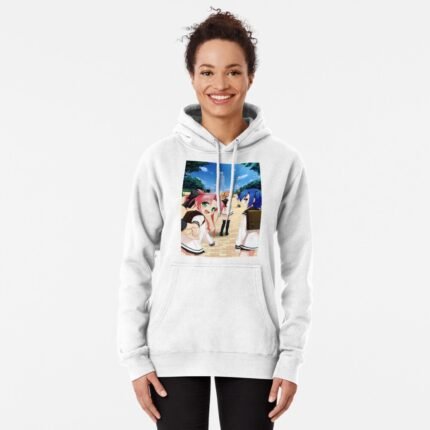 ANIME Boys hoodie – Unisex Casual Concert Pullover for Men & Women with Letter Print