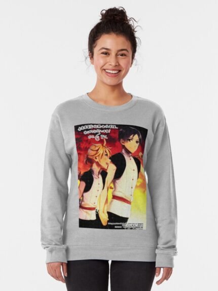 ANIME Boys Sweatshirt – Unisex Casual Concert Pullover for Men & Women with Letter Print