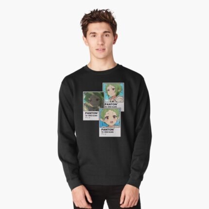 ANIME Boys Sweatshirt – Unisex Casual Concert Pullover for Men & Women with Letter Print