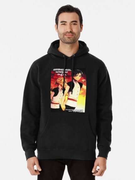 ANIME Boys hoodie – Unisex Casual Concert Pullover for Men & Women with Letter Print