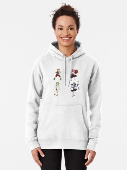 ANIME Boys hoodie – Unisex Casual Concert Pullover for Men & Women with Letter Print