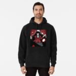 ANIME Boys hoodie – Unisex Casual Concert Pullover for Men & Women with Letter Print