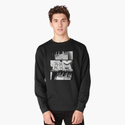 ANIME Boys Sweatshirt – Unisex Casual Concert Pullover for Men & Women with Letter Print