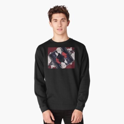 ANIME Boys Sweatshirt – Unisex Casual Concert Pullover for Men & Women with Letter Print