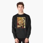 ANIME Boys Sweatshirt – Unisex Casual Concert Pullover for Men & Women with Letter Print