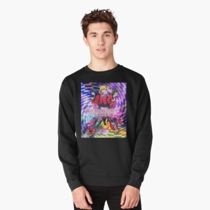 ANIME Boys Sweatshirt – Unisex Casual Concert Pullover for Men & Women with Letter Print