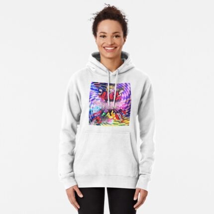 ANIME Boys hoodie – Unisex Casual Concert Pullover for Men & Women with Letter Print